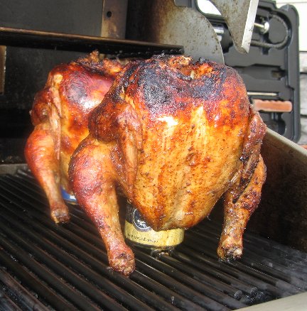 Best Beer Butt Chicken Recipe Whats Cooking America