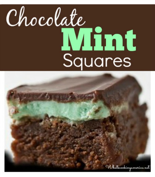 Chocolate Mint Squares 