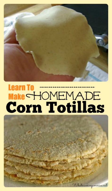 Corn Tortilla Recipe, Whats Cooking America