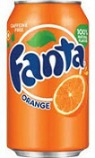 Orange Fanta Soda Can