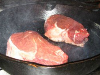 Searing Steak 