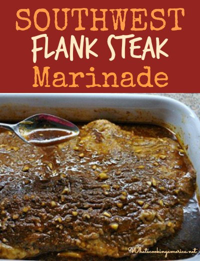 Southwest Flank Steak Marinade 