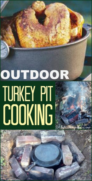 Outdoor Turkey Pit Cooking - Bean Hole Cooking