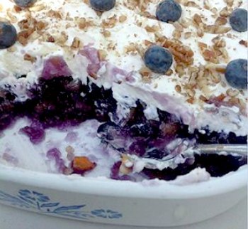 Blueberry Jello Salad Recipe Whats Cooking America