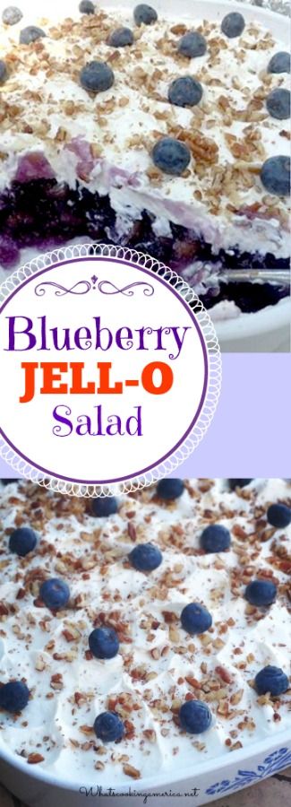 Blueberry Jell-O Salad