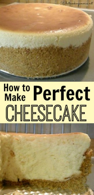 Perfect Plain Cheesecake