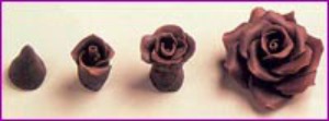 Chocolate Clay Roses