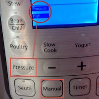  Instant Pot Druck Kochen Einstellung