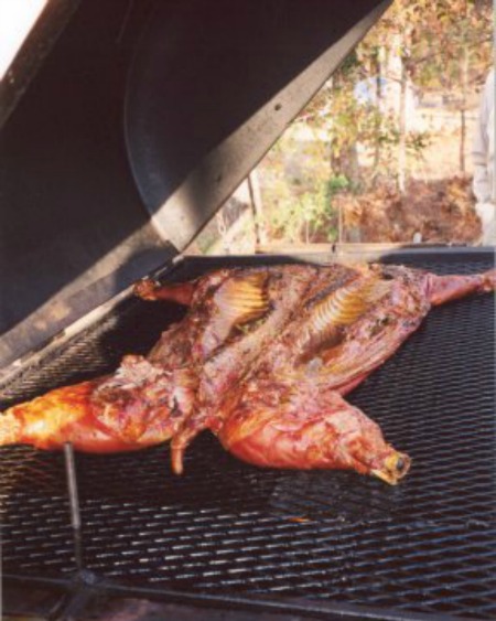 Grilling shop a pig