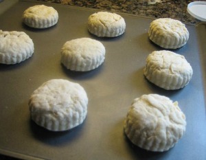 Biscuits ready to bake