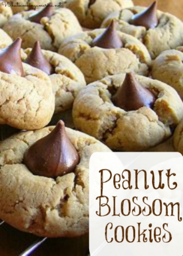 Peanut Butter Kiss Cookies Recipe, What's Cooking America