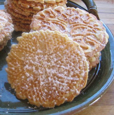 Fruit Topped Pizzelles