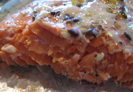 close up image of Smoked Salmon