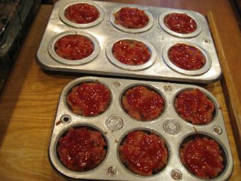 Meatloaf Muffins ready to bake