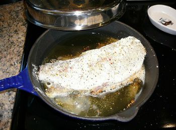 Frying the trout