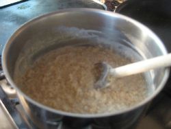 Oatmeal Thickening Up