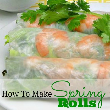 Spring Rolls Recipe, Whats Cooking America