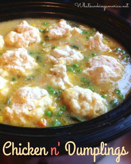 Crockpot chicken and dumpling soup