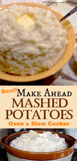 Make Ahead Mashed Potatoes 