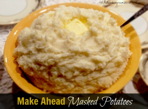 Make Ahead Mashed Potatoes Recipe What S Cooking America