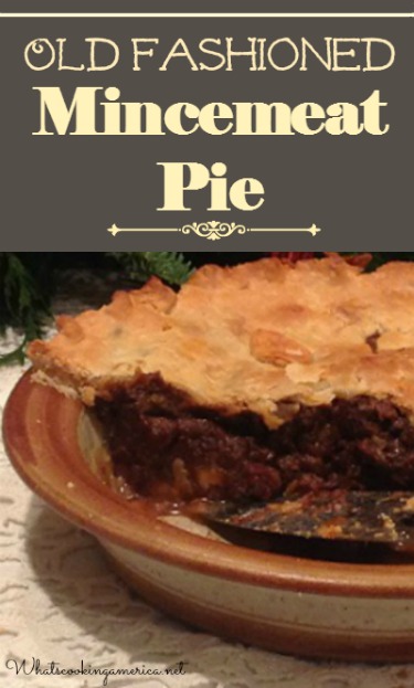 Old-fashioned mincemeat pie recipe from 1798