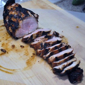 Pork Tenderloin with Plum Sauce