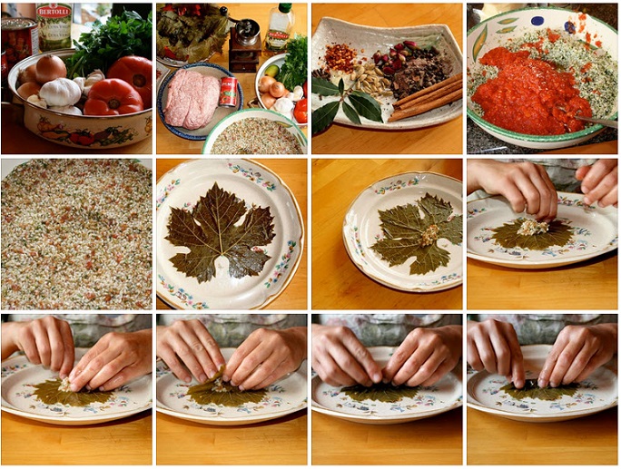 Egyptian Stuffed Grape Leaves Recipe Whats Cooking America,Educational Websites Clipart