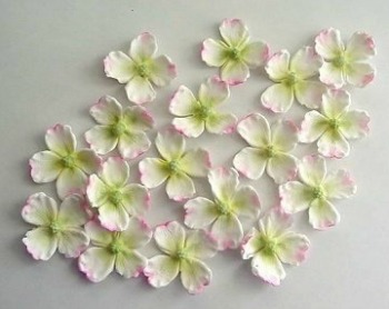 fully painted dogwood flowers made of gum paste 