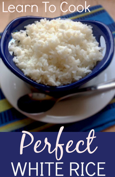 how to cook perfect white rice