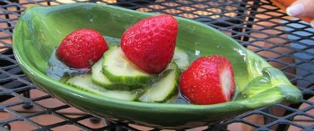 Cucumber Strawberry Salad