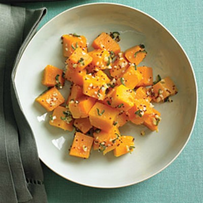 Butternut Squash with Green Chile