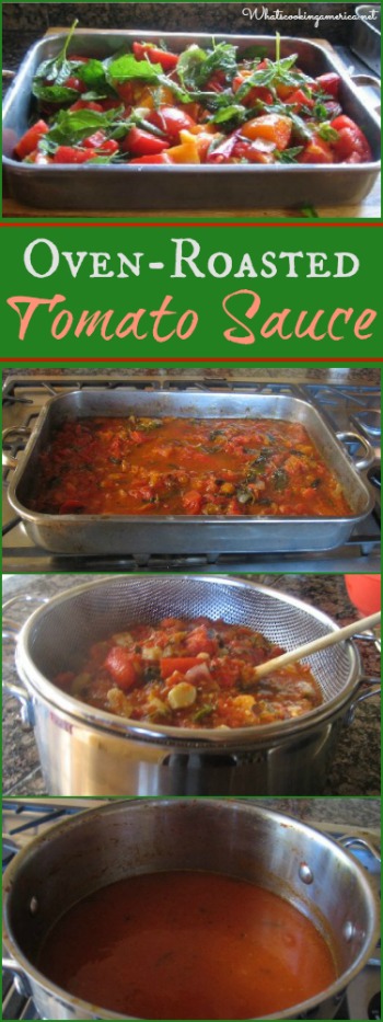 Oven Roasted Tomato Sauce 