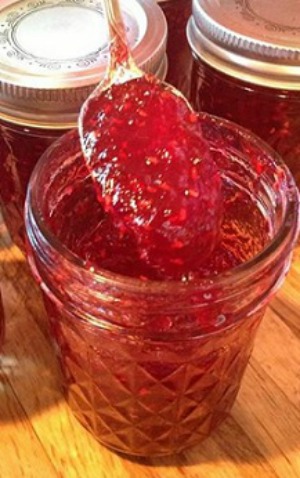 Homemade Rasberry Jam Recipe, Whats Cooking America