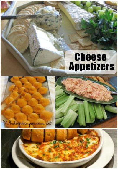collage of images of Cheese Appetizers  
