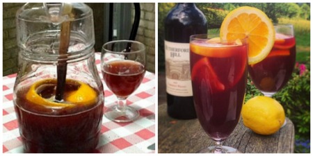 spanish Sangria collage