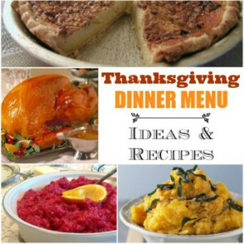 Thanksgiving Dinner Menu & Recipes | What's Cooking America