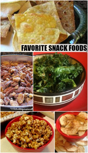 collage of images of Snack Foods