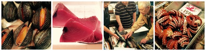 Tsukiji Fish Market Offerings