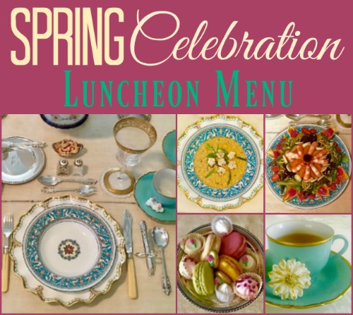 Spring Celebration Luncheon Menu
