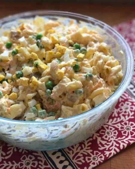 Authentic Hawaiian Potato Macaroni Salad Recipe (Potato Mac Salad)