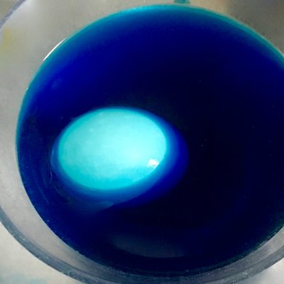 Egg in Blue Dye