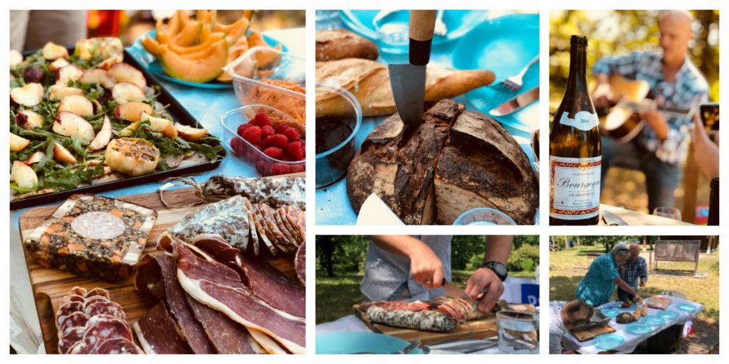 Picnic in Burgundy France